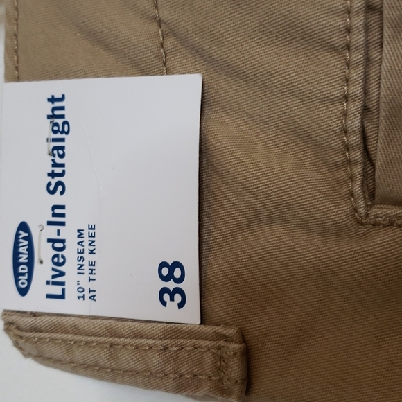 NEW Old Navy Ultimate Slim Chino Shorts Light Khaki Classic Outdoors Casual Golf - Picture 4 of 13